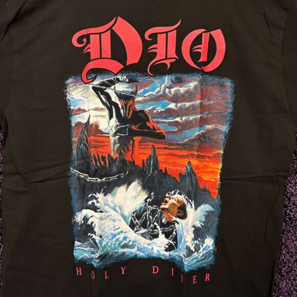 Dio Holy Diver Heavy Metal Band T-Shirt Size large - Picture 2 of 4